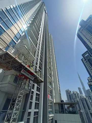 88 Brogan Mast Climbers on Executive Towers project in Dubai